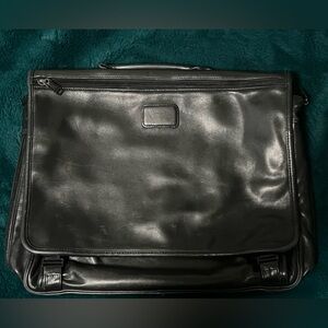 Genuine leather laptop bag and briefcase by Tumi